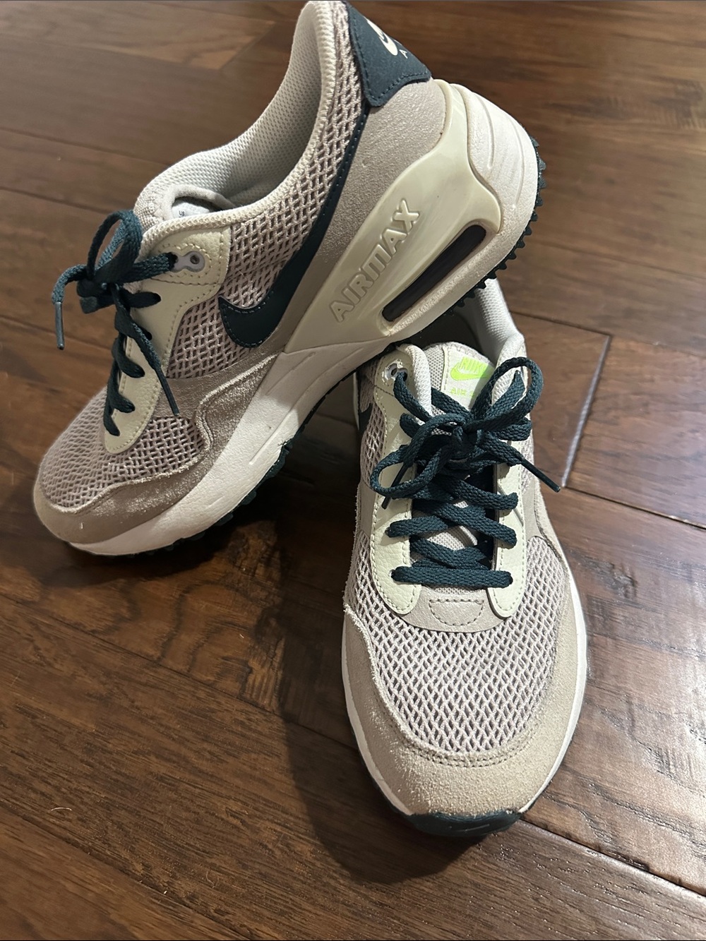 Nike Kids Gray and Teal Airmax